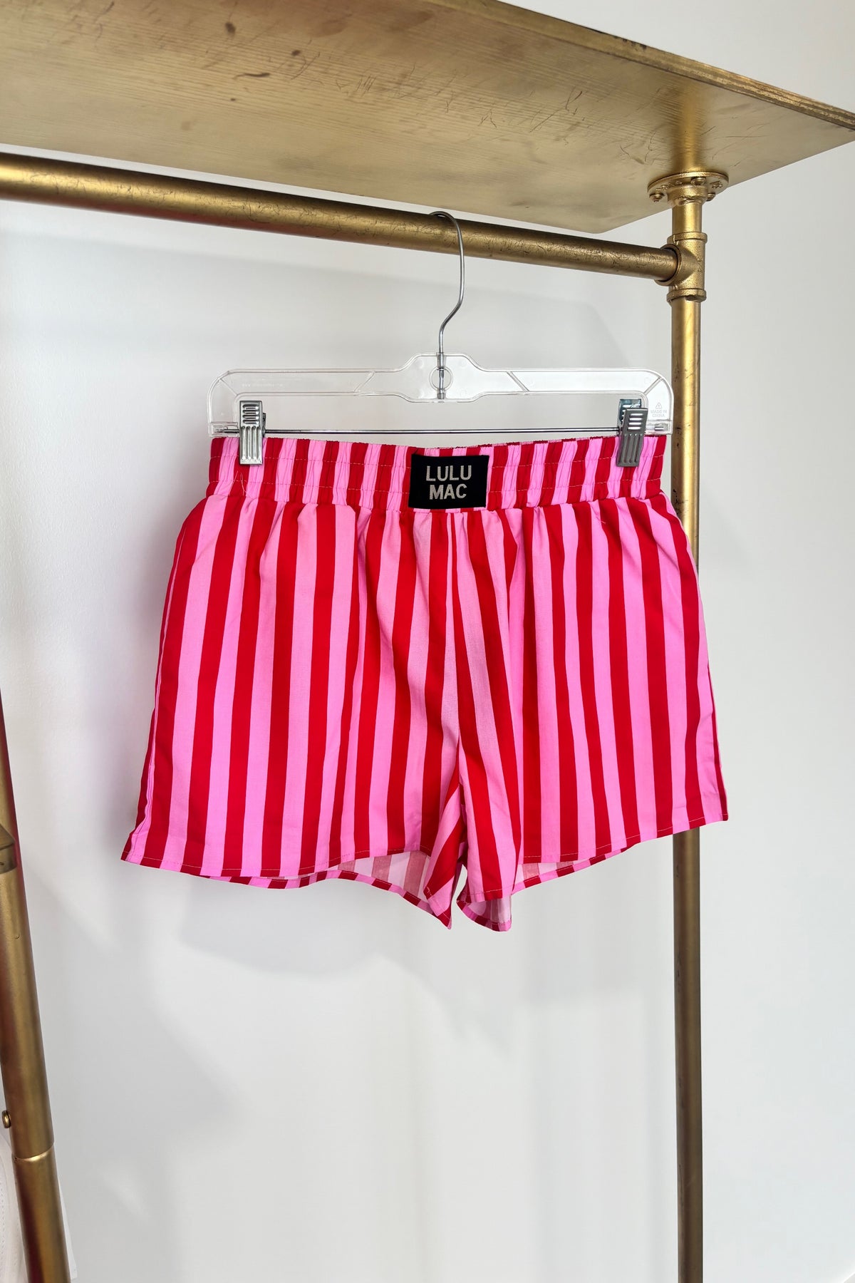 Lulu Mac Boxer Red/Pink Stripe
