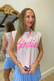 Birdie Graphic Tee Pink