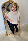 Renuar Open Knit Sweater Gold