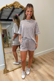 Slow Down Ribbed Short Set Mocha