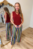 Season Starter Sweater Vest Cranberry