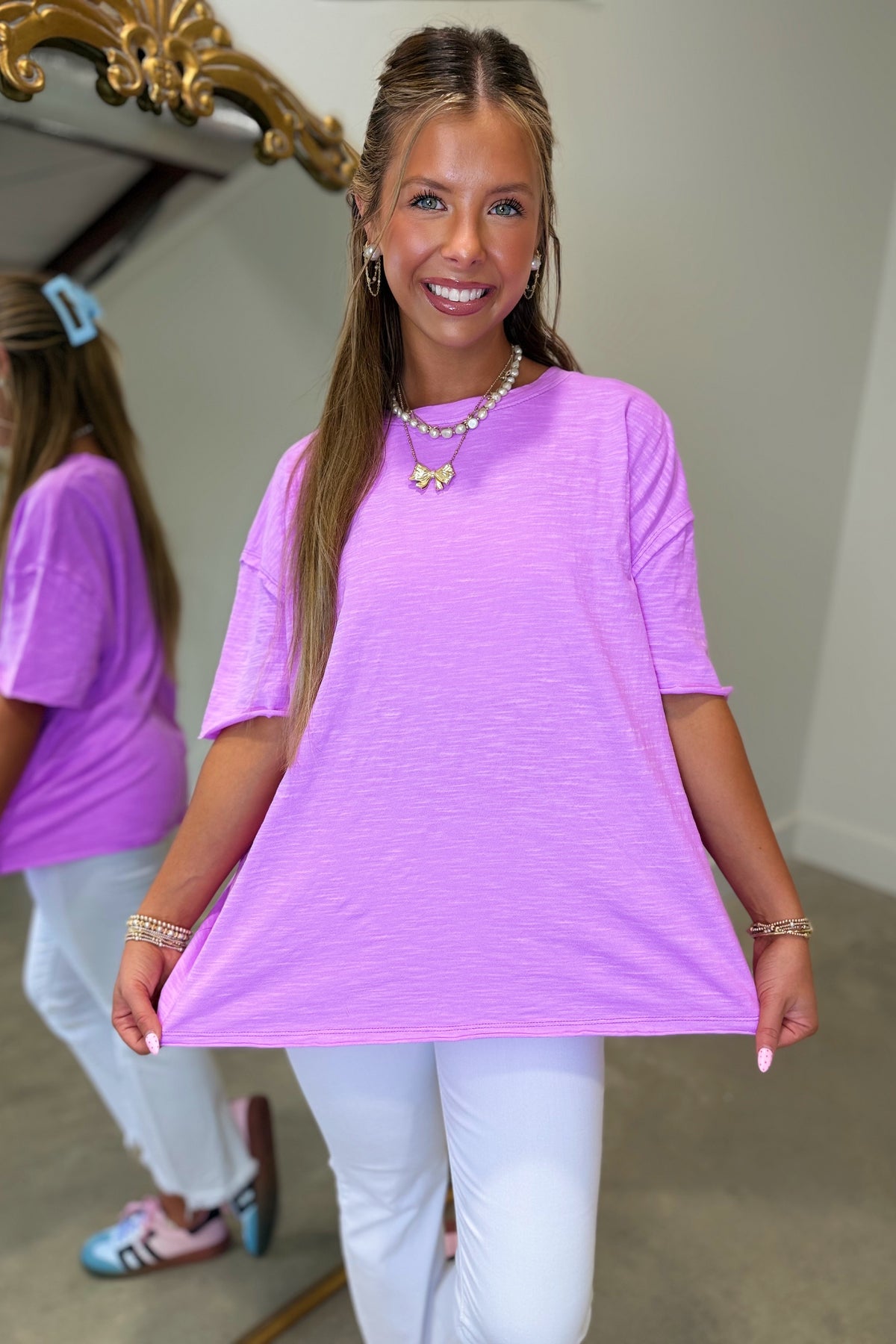 High Voltage Slub Tee Iris Orchid RESTOCK