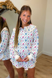 Floral Frenzy Waffle Skort Set