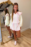 Dream House Lounge Skort Set Cream