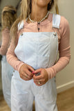 Spring Skies Barrel Overalls