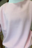Homebody Striped Mock Neck Short Set Pink