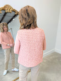 Multiples Quilted Vest Pink