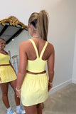 Sculpt A-Line Skort Yellow Glow