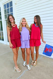 Extra Point Relaxed Short Set Red