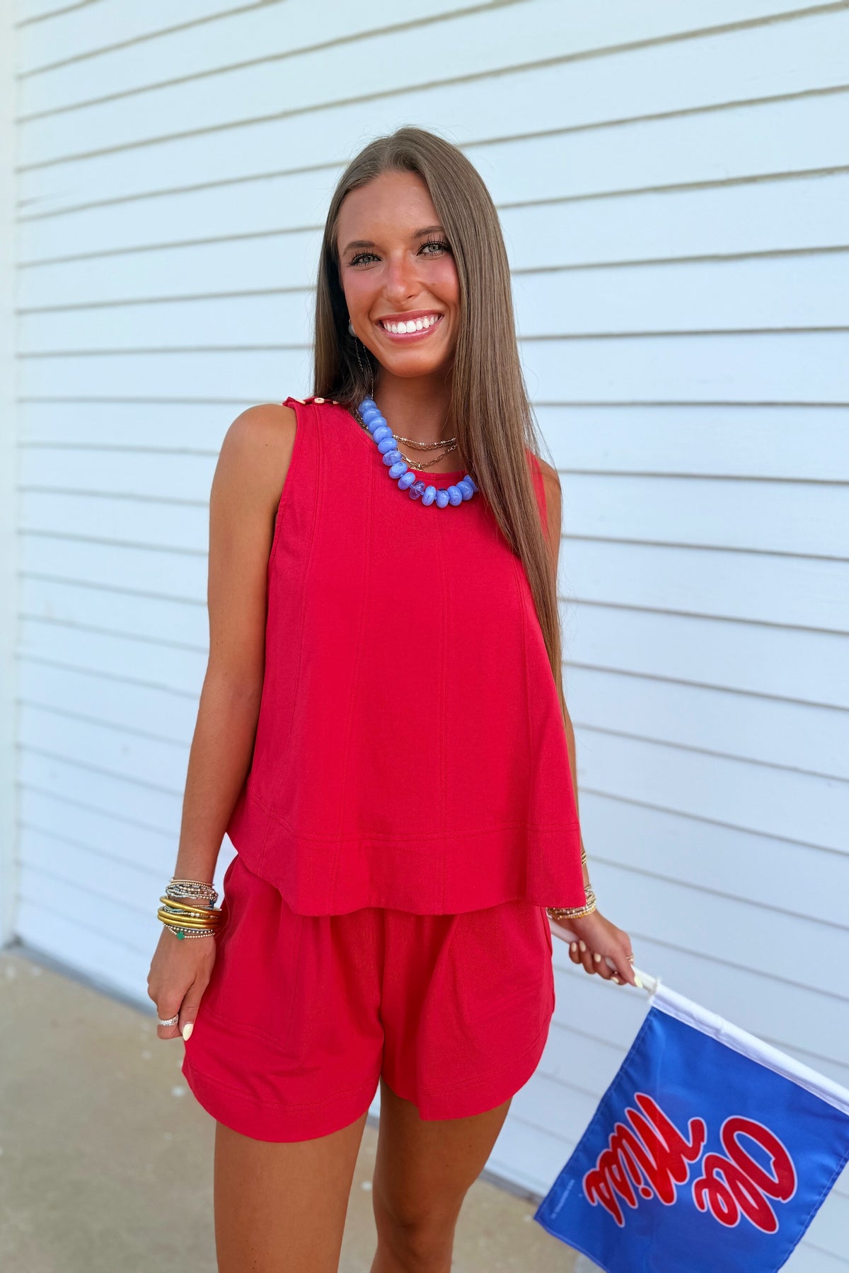 Extra Point Relaxed Short Set Red
