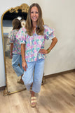 Floral Dreams Top Ivory