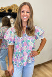 Floral Dreams Top Ivory