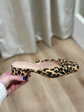 Matisse Geneva Heeled Mule Tan Leopard