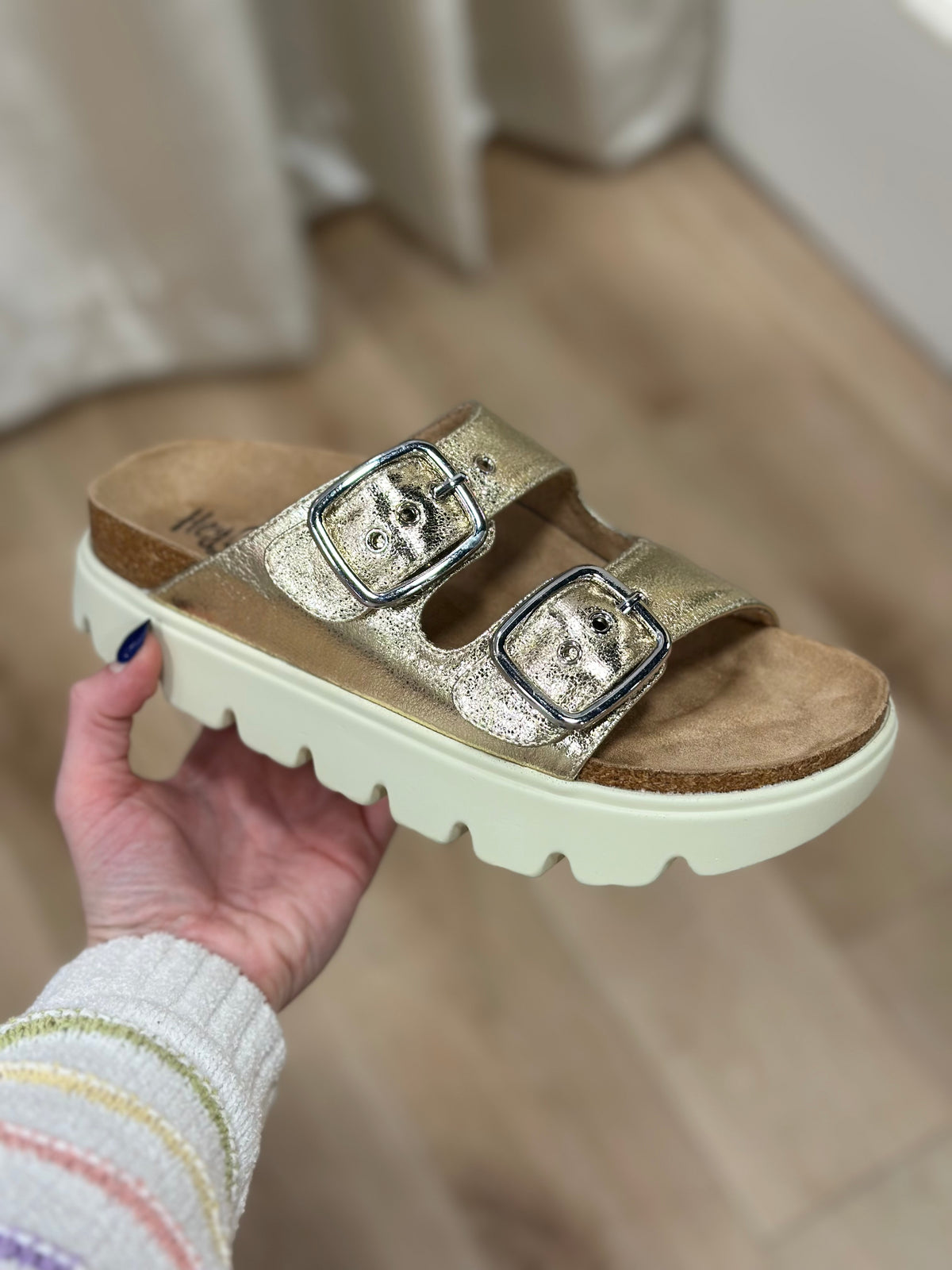 Corkys Rumor Has It Sandal Gold