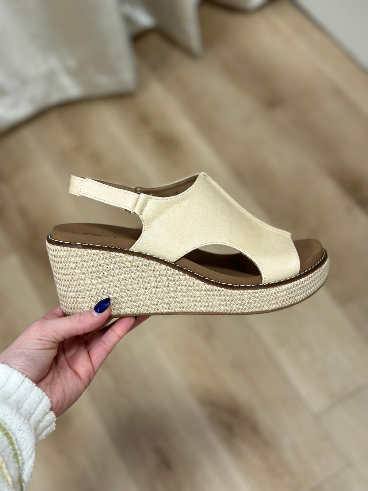 Corkys Carley Sandal Ecru