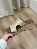 Corkys Kiss N Tell Sandal Gold Metallic