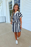 Casual Game Day Skort Set Navy