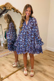 Newport Fall Paisley Dress Brown