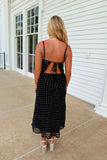 In the Stands Polka Dot Set Black