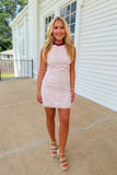 Rebel White Out Polka Dot Dress