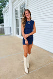 First String Denim Open Back Set