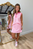 Polo Pastel Skort Set Pink