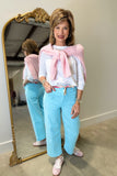 Renuar 3/4 Sleeve Knit Top White