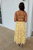 Mike The Tiger Polka Dot Dress Yellow