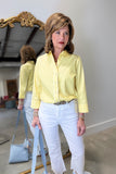 Foxcroft Marina  Blouse Yellow