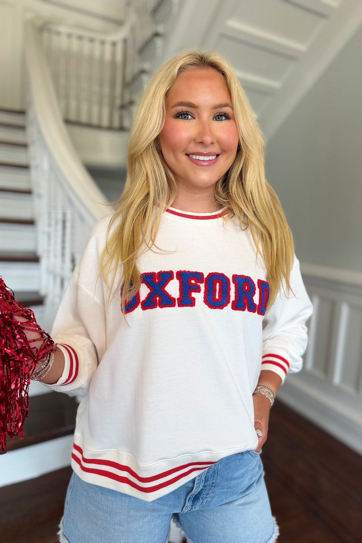 Mary Square Oxford Sweatshirt