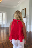 In The Grove Halter Neck Red