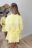 Romanticizing Eyelet Skort Yellow