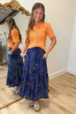 Blueberry Hill Floral Skirt