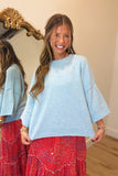 Fresh Start Sweater Blue