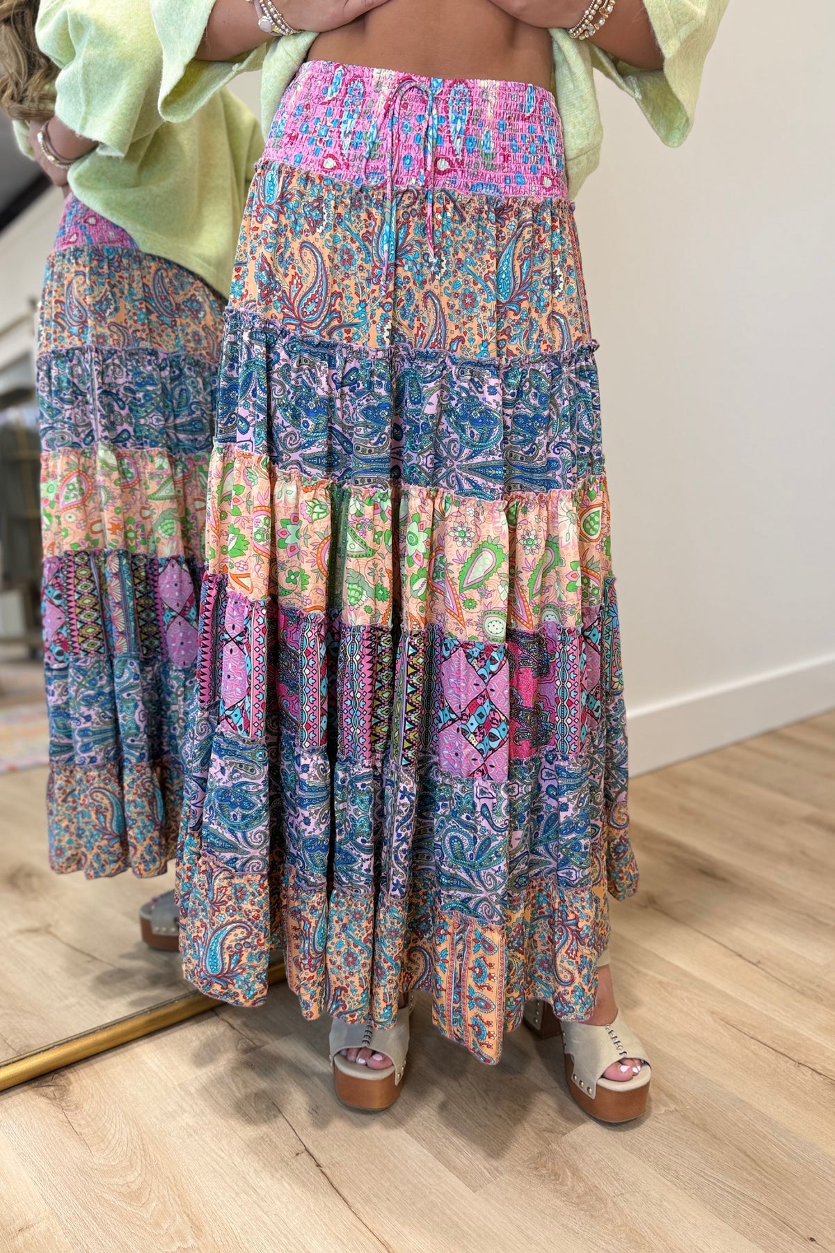 Fall In Color Maxi Skirt