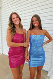 Pink Allure Strapless Homecoming Dress