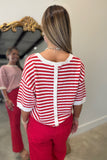 Picnic Stripe Pullover Sweater