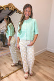 Good Life Polka Dot Jeans Beige