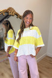 Simply Striped Sweater Yellow