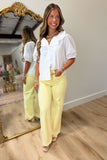 Collar Frills Top White
