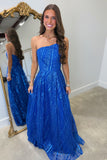 Steal The Spotlight Asymmetrical Prom Dress Royal