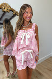Sweet Pink 2 Piece Short Set