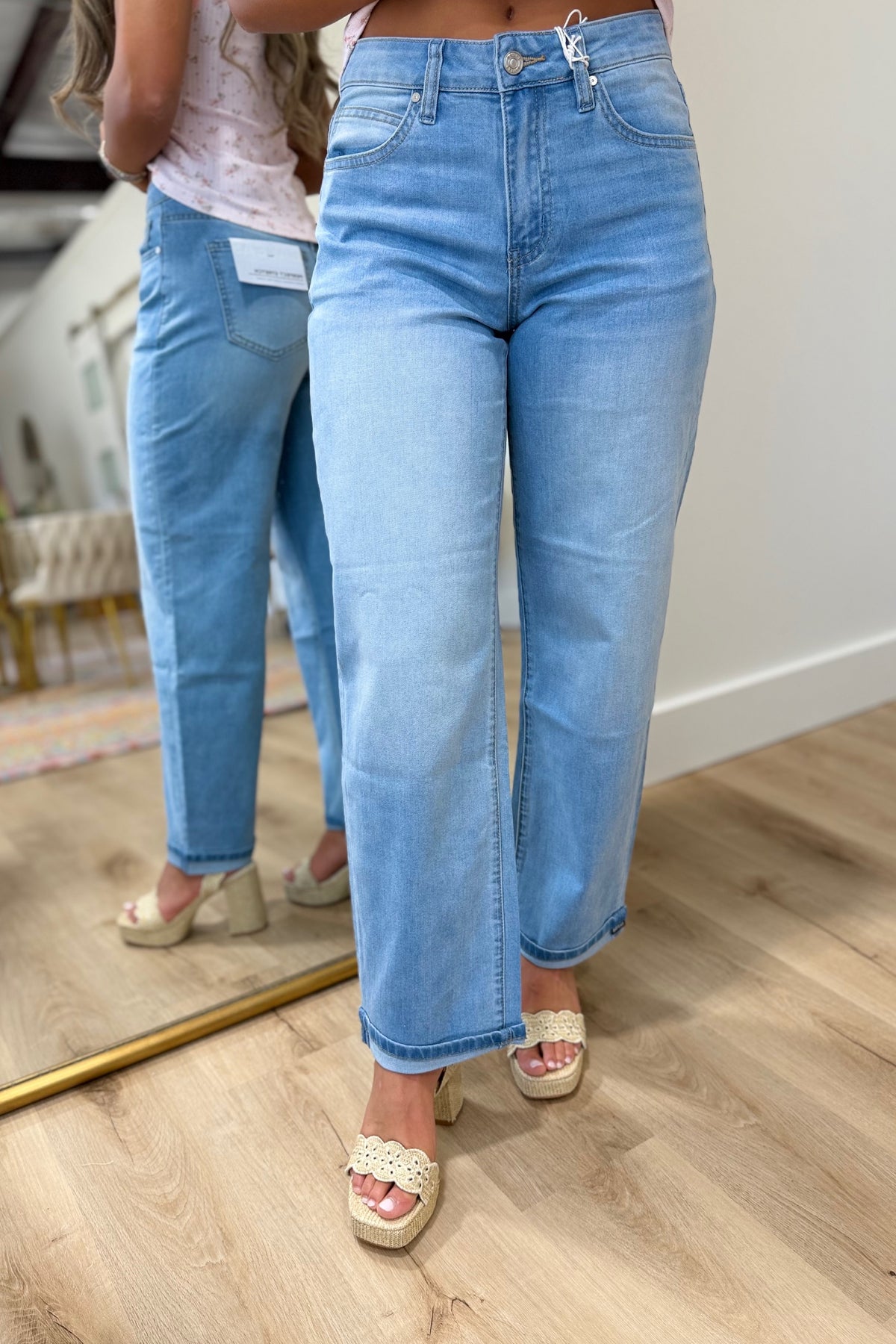 Bayeas Barrel Leg Jeans Light