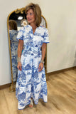 Umgee Capital SS Dress Blue