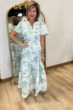 Umgee Capital SS Dress Green