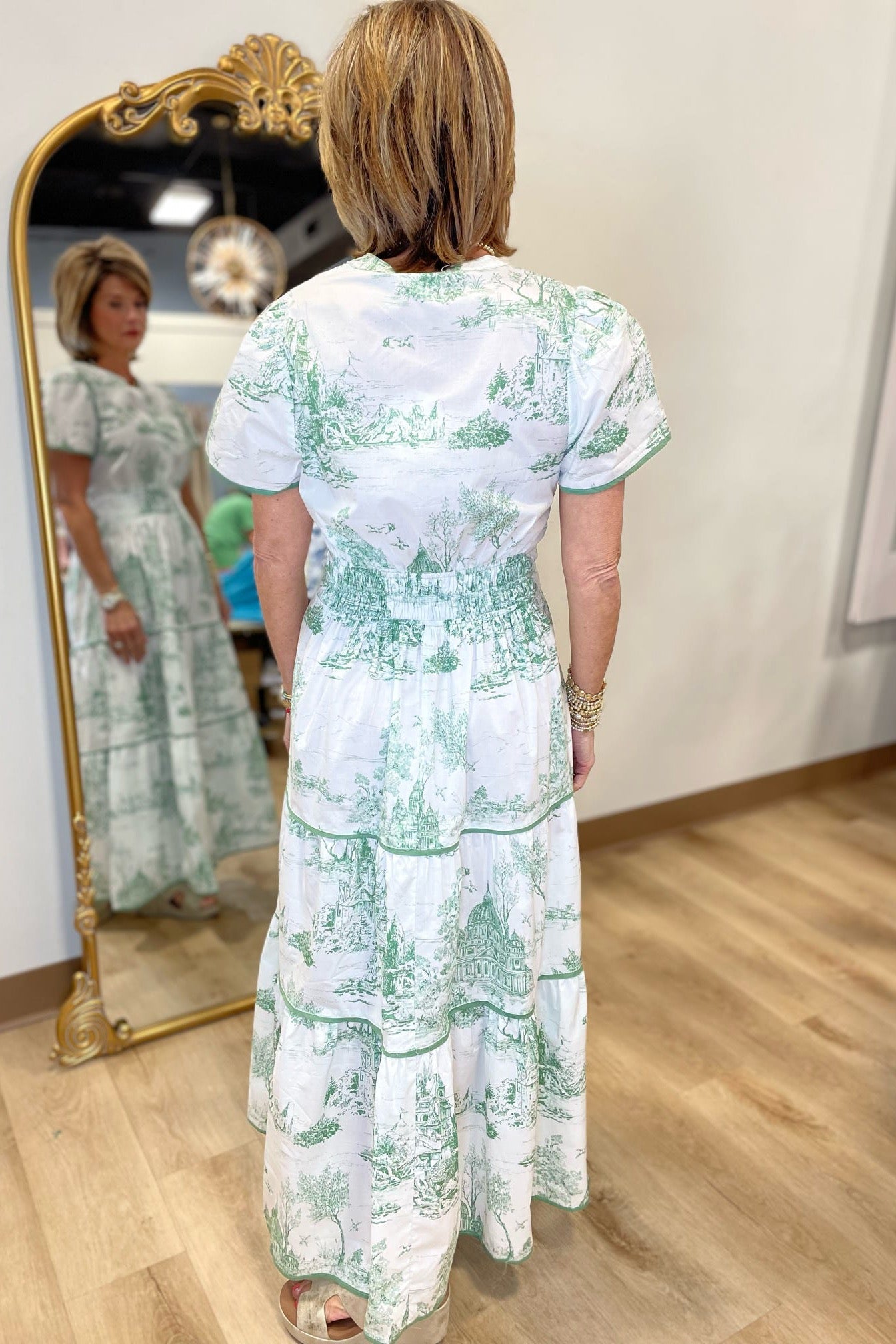 Umgee Capital SS Dress Green Umgee Capital SS Dress Green