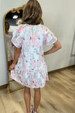 Ruffle Meadow Dress Pink