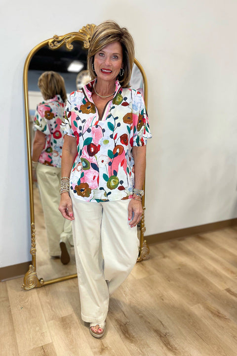 Brillant Bloom Blouse