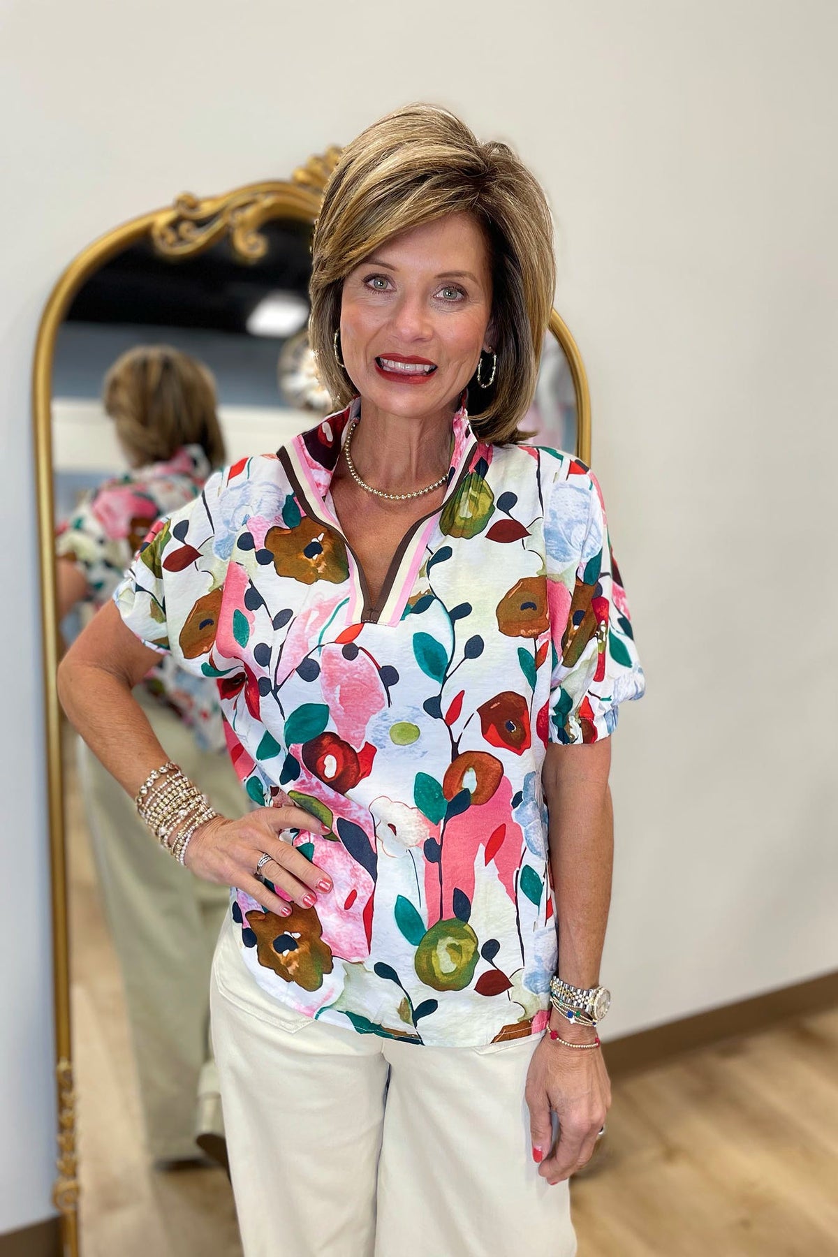 Brillant Bloom Blouse