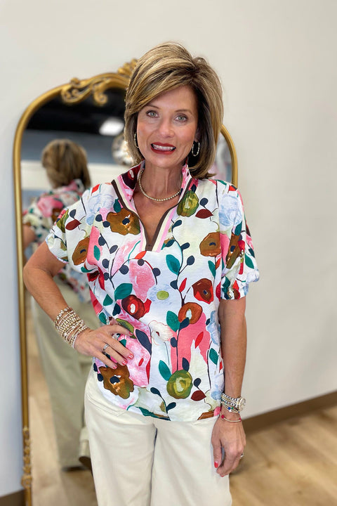 Brillant Bloom Blouse